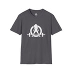 STRONG NOT SKINNY - Unisex Soft-style Tee - White Front & Back Logo