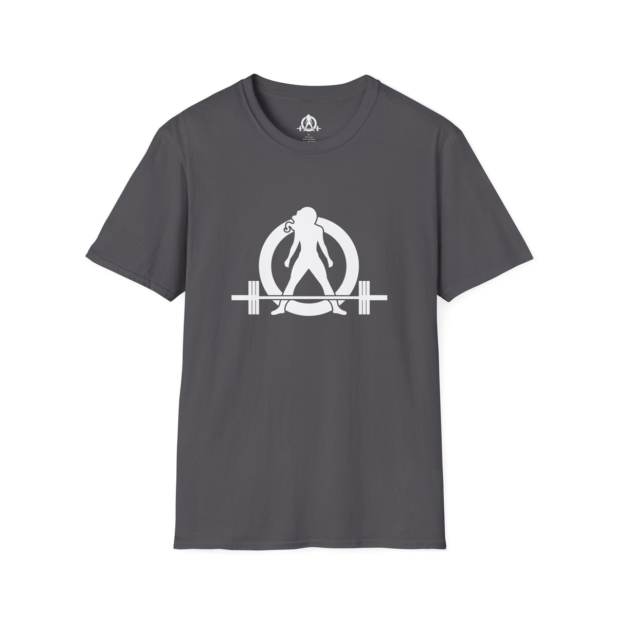 STRONG NOT SKINNY - Unisex Soft-style Tee - White Front & Back Logo