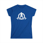 Cardio?  Lift Weights Faster - Women's Softstyle Tee - Print on Front & Back