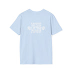 Cardio?  Lift Weights Faster - Unisex Softstyle T-Shirt - Logo Front & Back