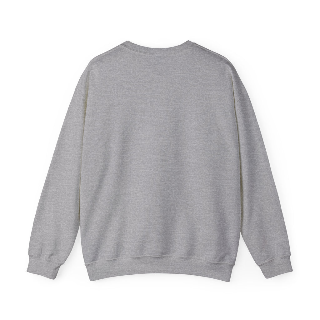 Built Different Crewneck Sweatshirt — Front & Back White Logo