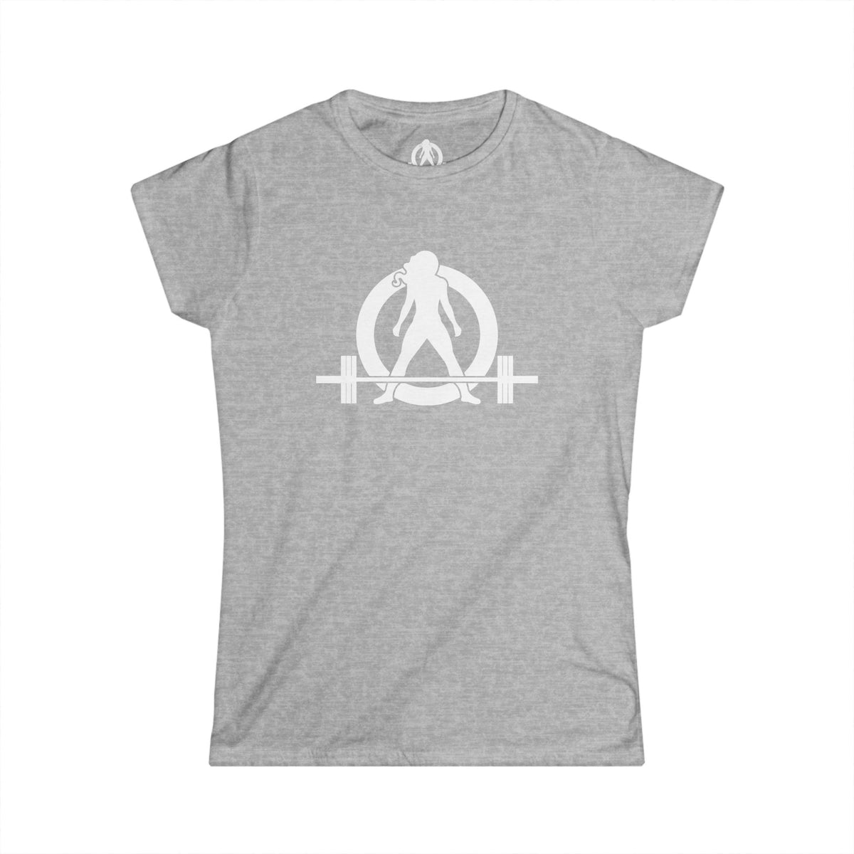 Grandma Lifts - Women's Softstyle Tee - White Logo Front & Back