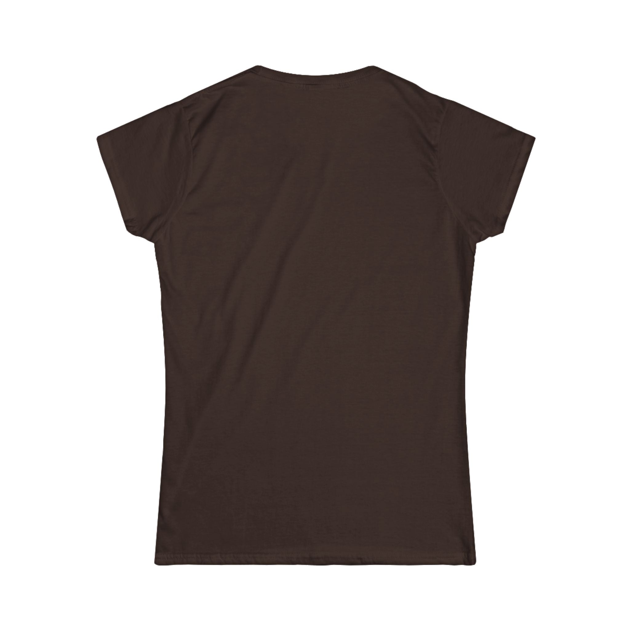 Lift Heavy Shit - Women's Softstyle Tee - White Distressed Logo on Front Plain Back