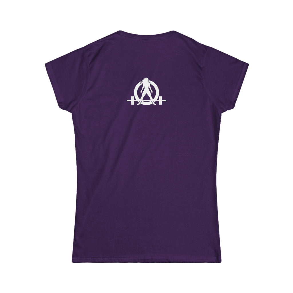 Strong Not Skinny – Women’s Softstyle Tee (Distressed Logo)