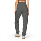 WWLW Unisex Fleece Sweatpants, Casual Chill Pants for Relaxation, Perfect for Home or Lounge, Gift for Friends, Daily Comfort Wear - Black Logo