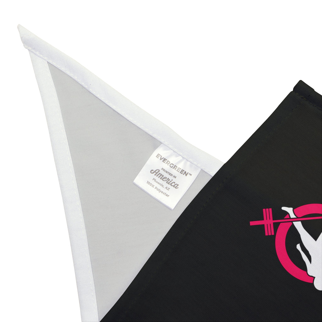 Pet Bandana - Black Classic Logo Small