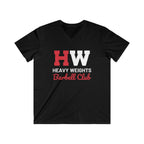 HW Barbell Club - Men's Fitted V-Neck Short Sleeve Tee