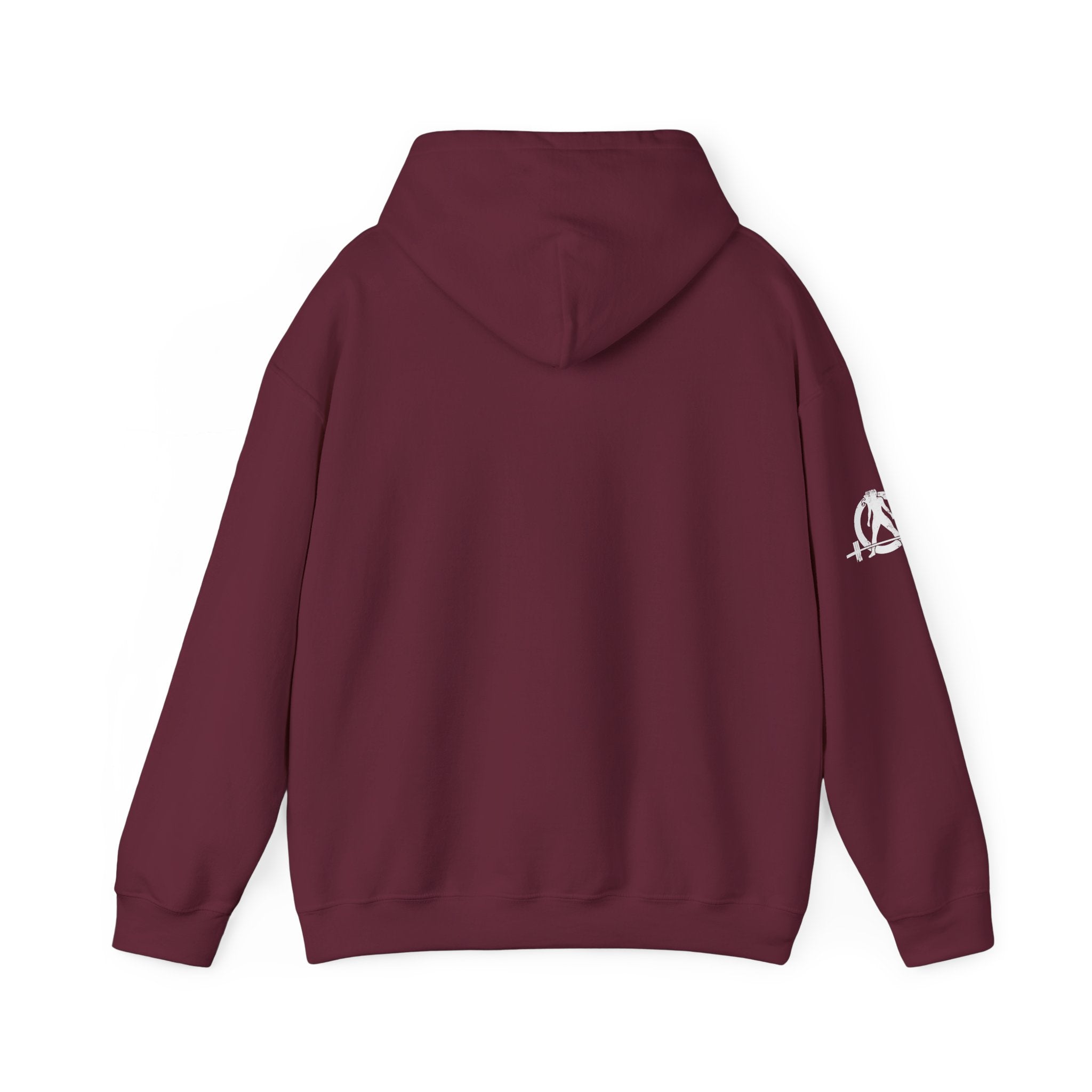 Lift Heavy Pet Cats - Unisex Heavy Blend Hooded Sweatshirt - White Logo