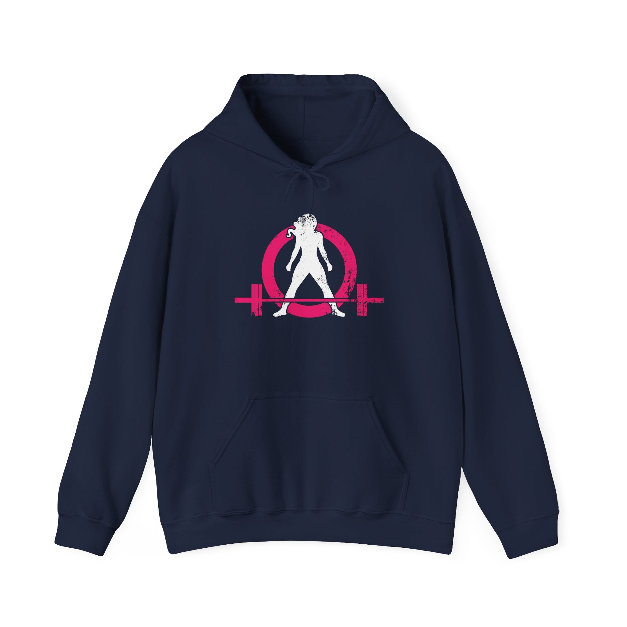 WWLW Hoodie – Unisex Heavy Blend™ Hooded Sweatshirt (Color Distressed Logo, Plain Back) 🎨💪