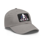 Dad Hat with Leather Patch (Rectangle) - USA Dark Logo