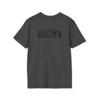 Goal Weight Strong AF - Unisex Softstyle T-Shirt - Black Print on Front & Back