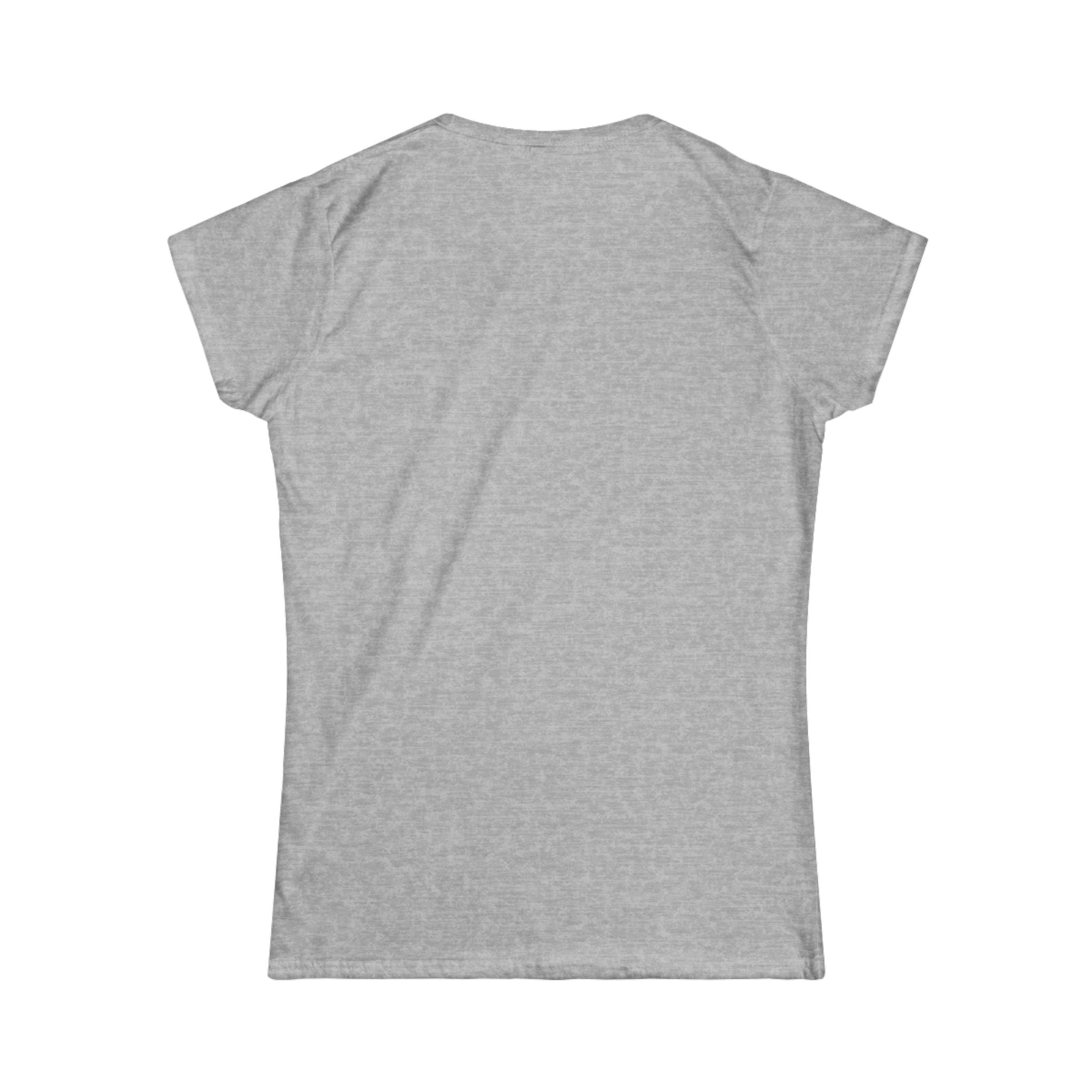 Grandma Lifts t - Women's Softstyle Tee - White Logo Plain Back
