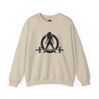 Iron Sharpens Iron - Unisex Heavy Blend™ Crewneck Sweatshirt - Front Black Logo - Front & Back Print