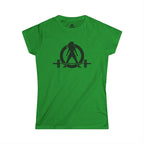 45 + 45 = 135 V1 - Women's Softstyle Tee - Black Logo on Front & Back