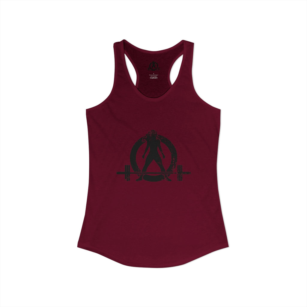 WWLW Distressed Black Logo - Racer Back Tank Top (Best Seller)