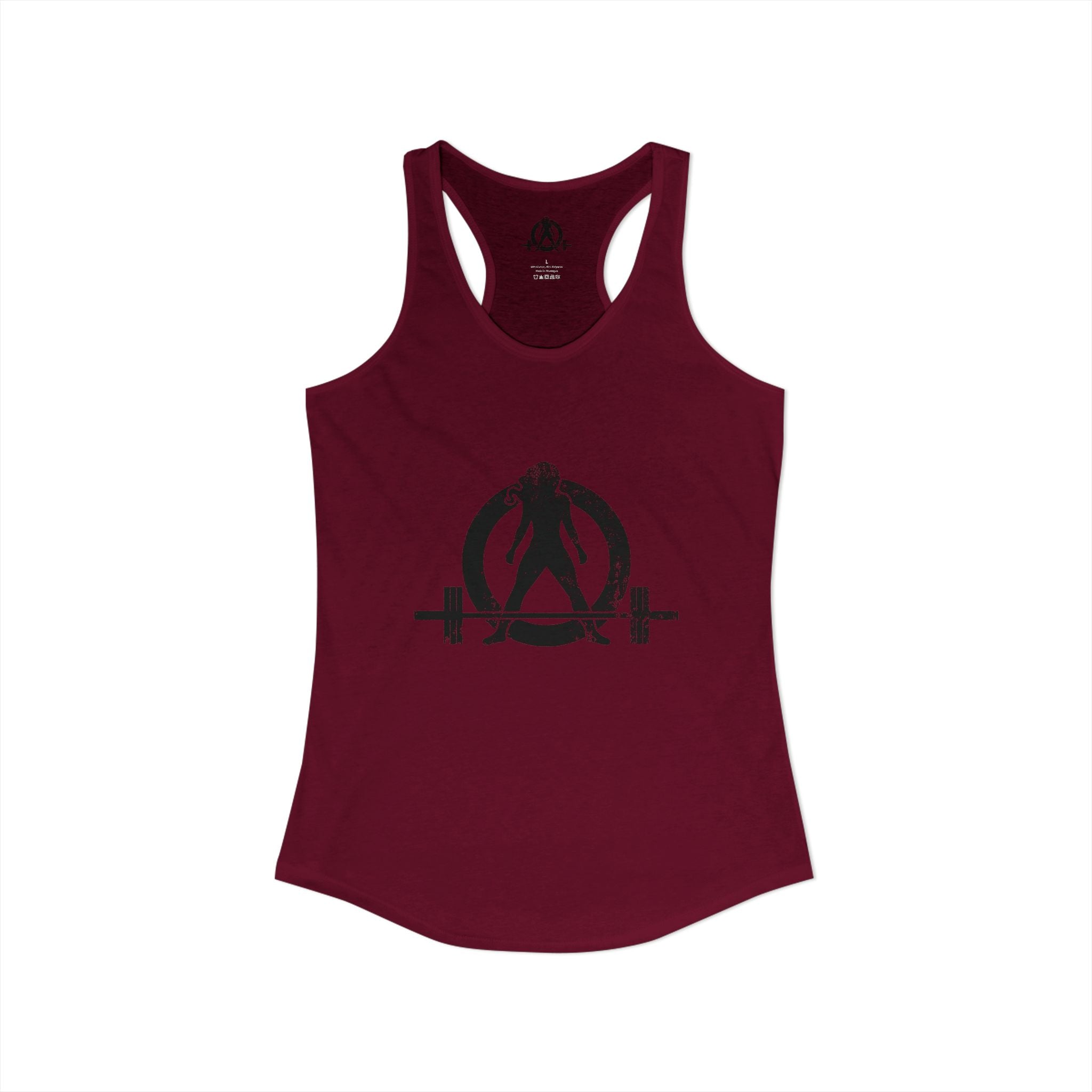 WWLW Distressed Black Logo - Racer Back Tank Top (Best Seller)