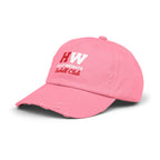 Heavy Weights Barbell Club - Unisex Distressed Cap - Classic Color Logo