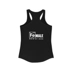 Maid of Iron - Women’s Black Ideal Racerback Tank - WWLW Front + Maid of Iron Back