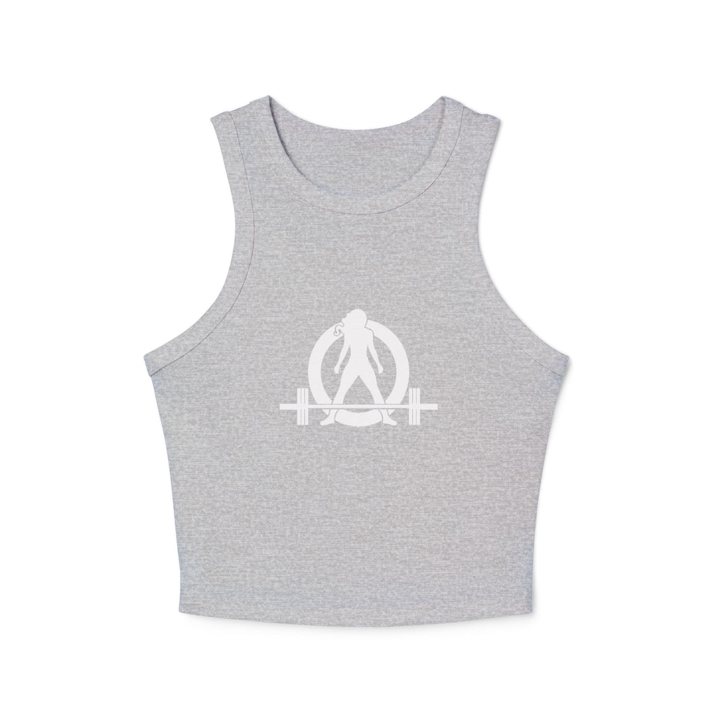Chic Women's Micro Rib Tank Top, Casual Summer Top, Workout Tank, Layering Piece, Activewear, Relaxed Fit