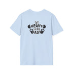Lift Heavy Swing Fast - Unisex Softstyle T-Shirt - Print on Front & Back