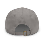 I'm A Barbell Girl - Dad Hat with Leather Patch (Rectangle)