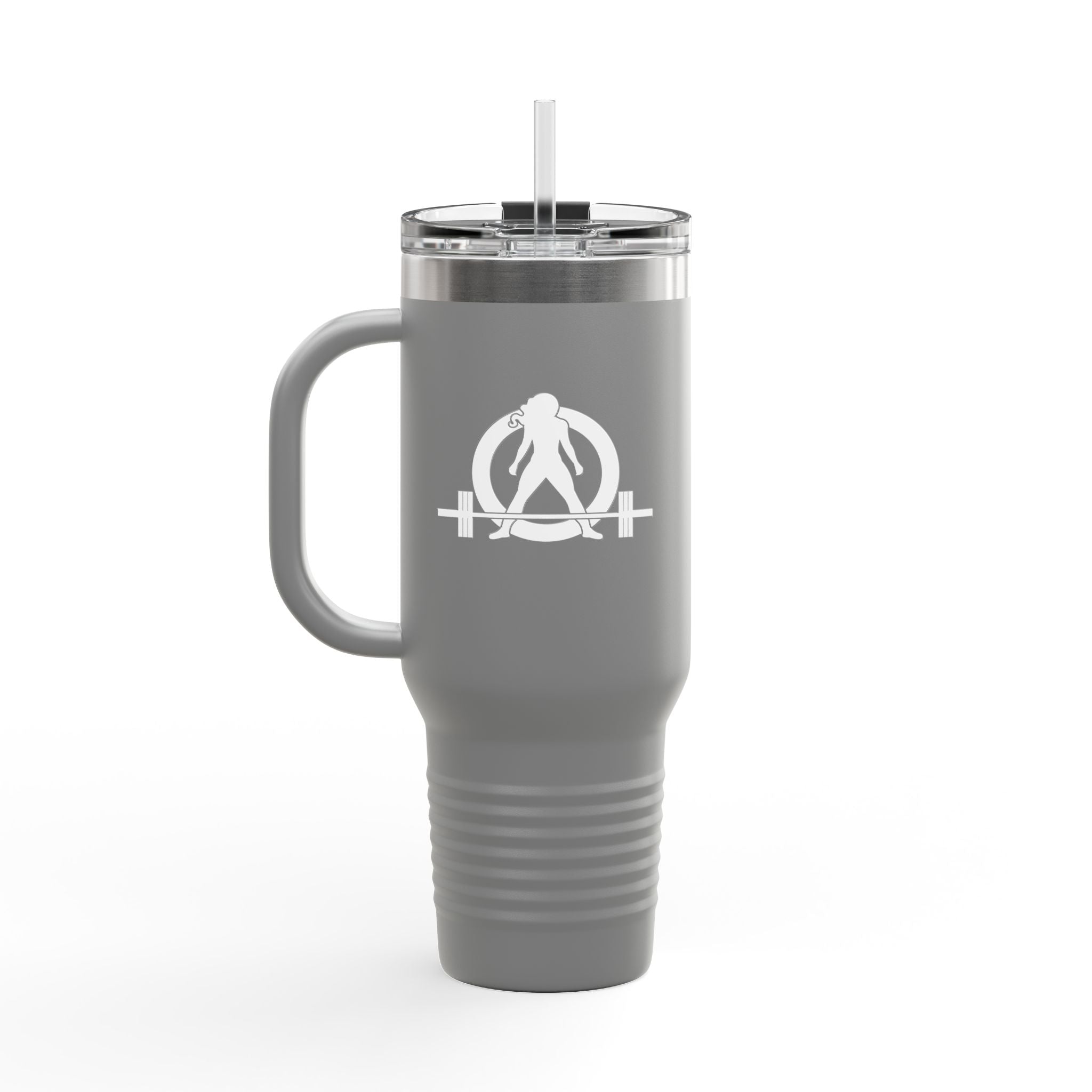 I Don't Want To Look Skinny I Want To Look Like I Can Kick Your Ass - 40oz Insulated Travel Mug