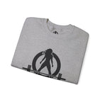 Iron Sharpens Iron - Unisex Heavy Blend™ Crewneck Sweatshirt - Front Black Logo - Front & Back Print