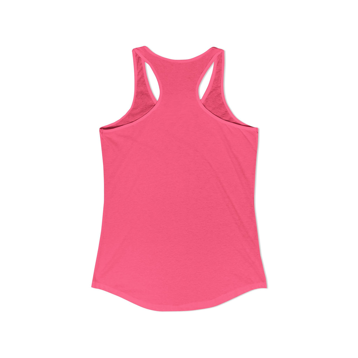 Grandma Lifts - Women's Ideal Racerback Tank - Black Logo Front Plain Back