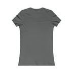She is STRONG - Women's Favorite Tee - Black Logo - Plain Back