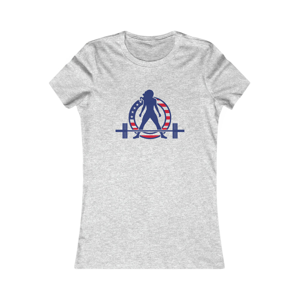 USA Logo - Women's Favorite Tee - USA Light Logo