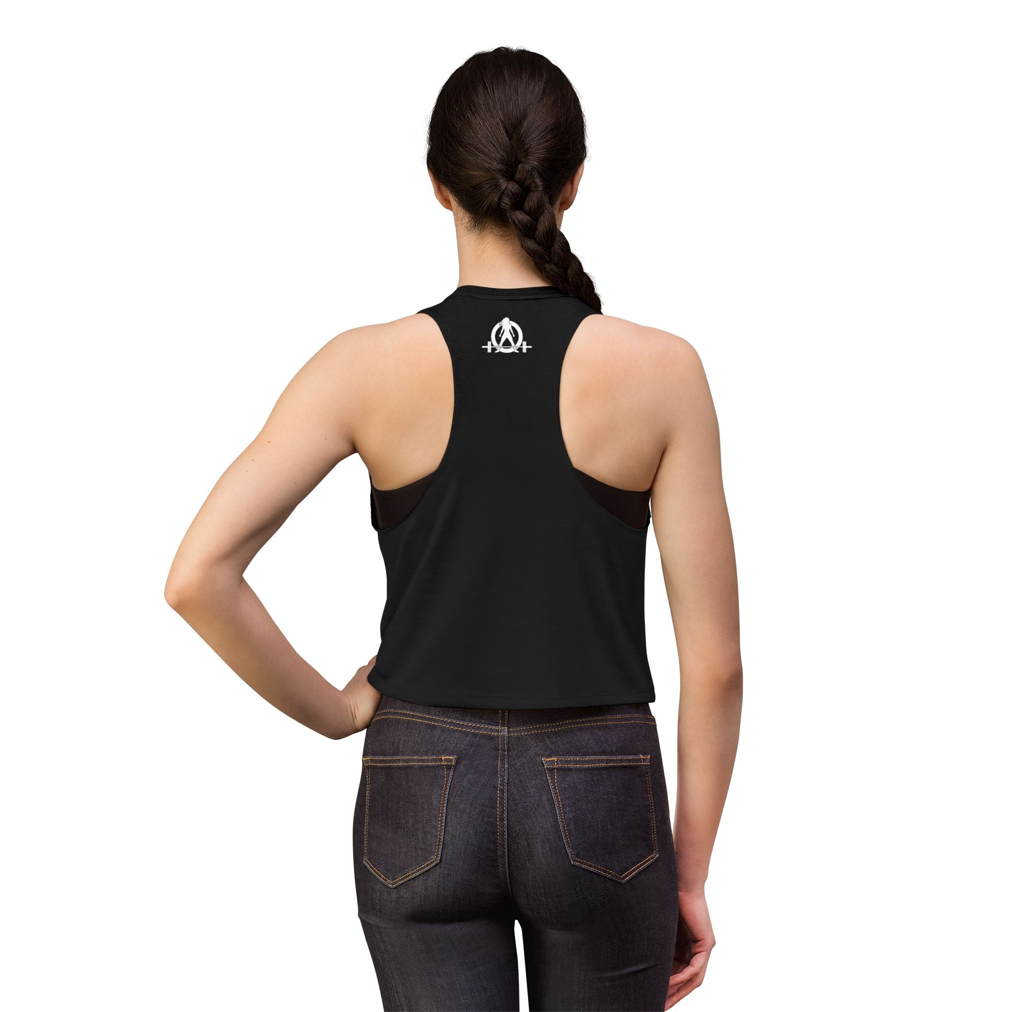 Built Different - Women's Crop Top - White Logo