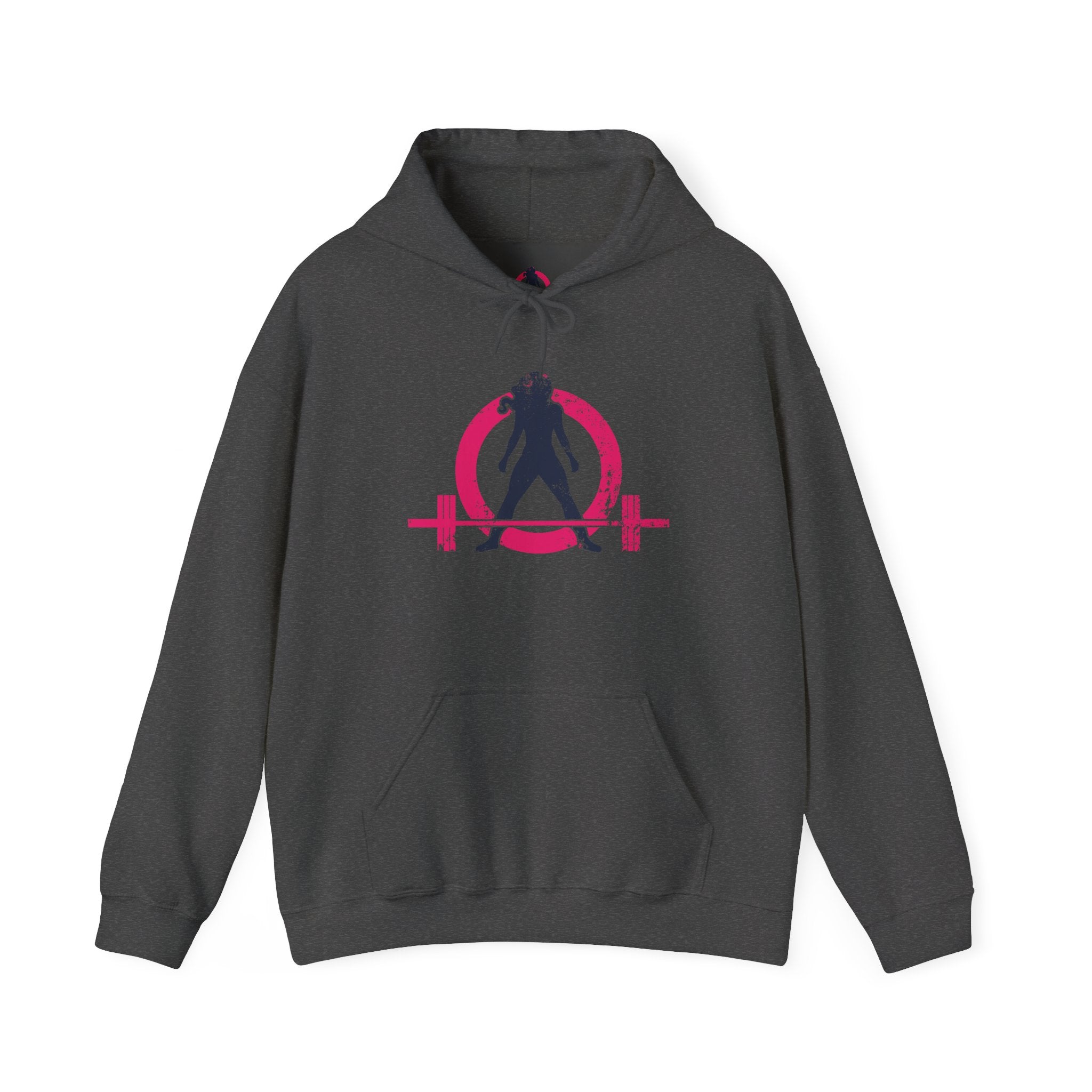 Distressed Logo - Unisex Heavy Blend Hooded Sweatshirt - Inverted Logo  (BEST SELLER)