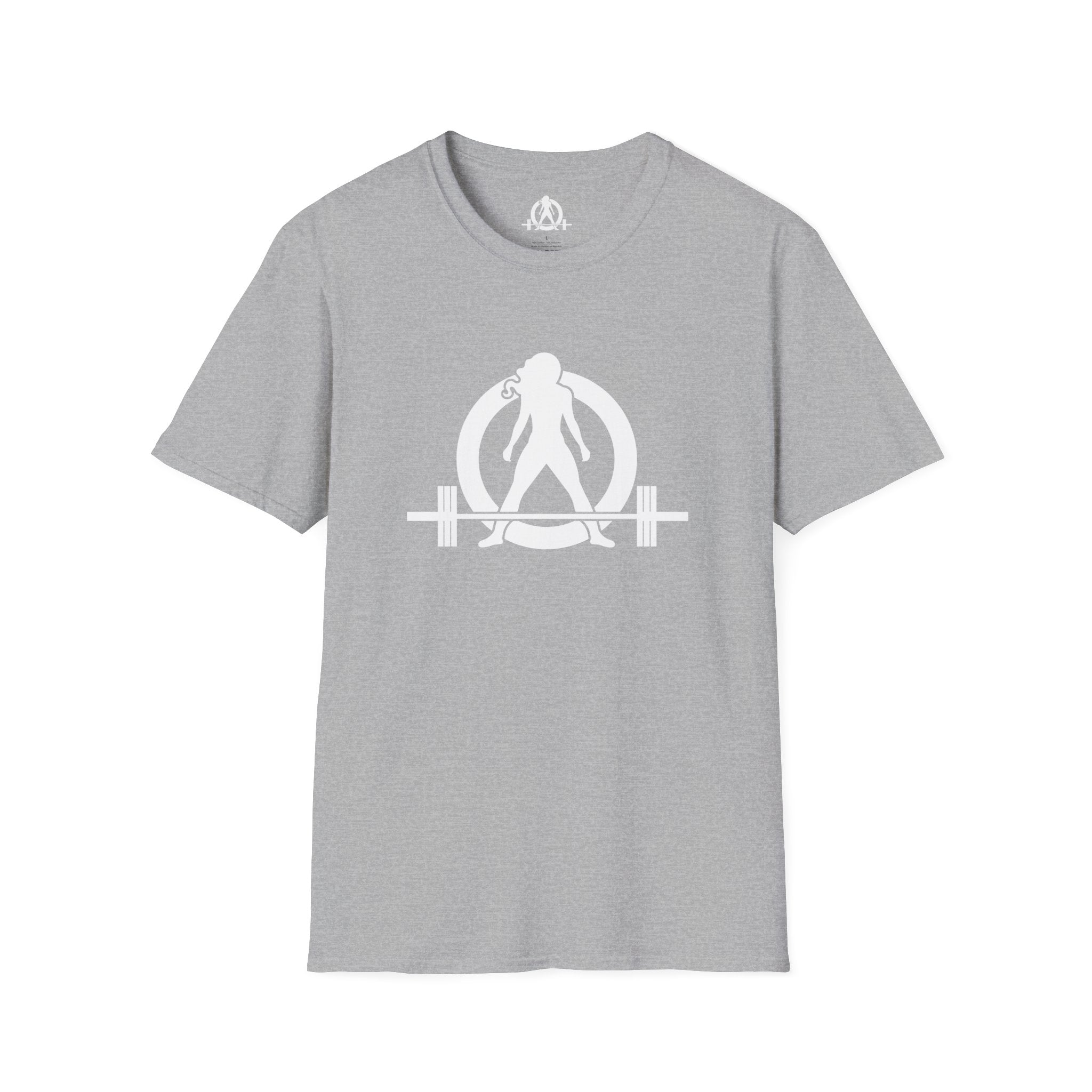 Iron Sharpens Iron - Unisex Softstyle T-Shirt - White Logo Front & Back