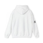 45 + 45 = 135 - Unisex Heavy Blend Hooded Sweatshirt  - Front Black & Shoulder Logo