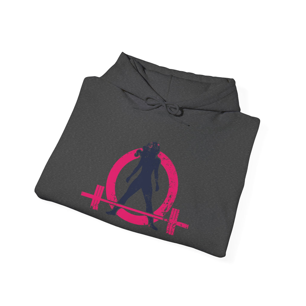 Distressed Logo - Unisex Heavy Blend Hooded Sweatshirt - Inverted Logo  (BEST SELLER)