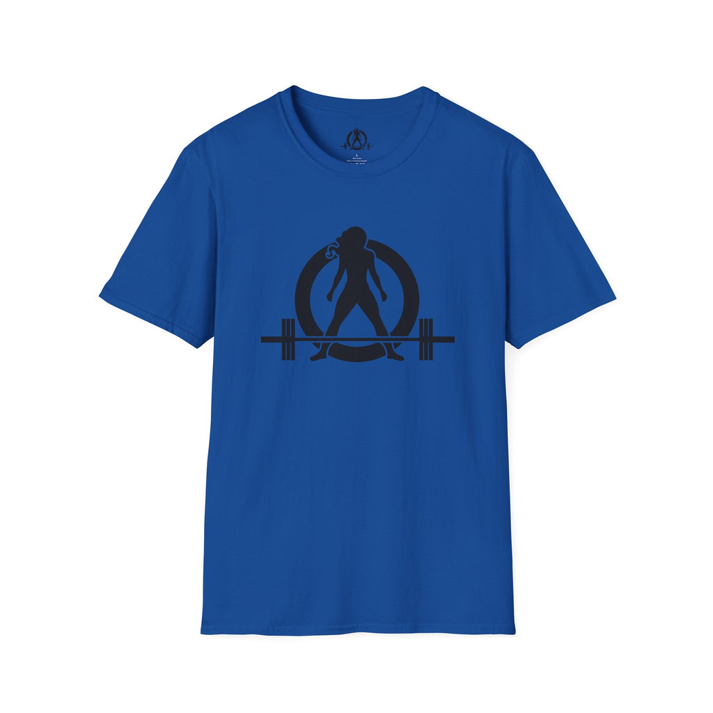 Iron Sharpens Iron - Unisex Softstyle T-Shirt - Black Logo Front & Back