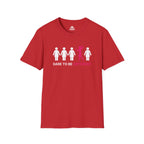 Dare To Be Different - Flex - Unisex Softstyle T-Shirt - Logo Front - Plain Back
