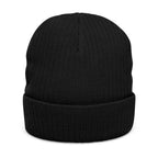 Bench Press Embroidered Ribbed Beanie – Workout Gym Hat