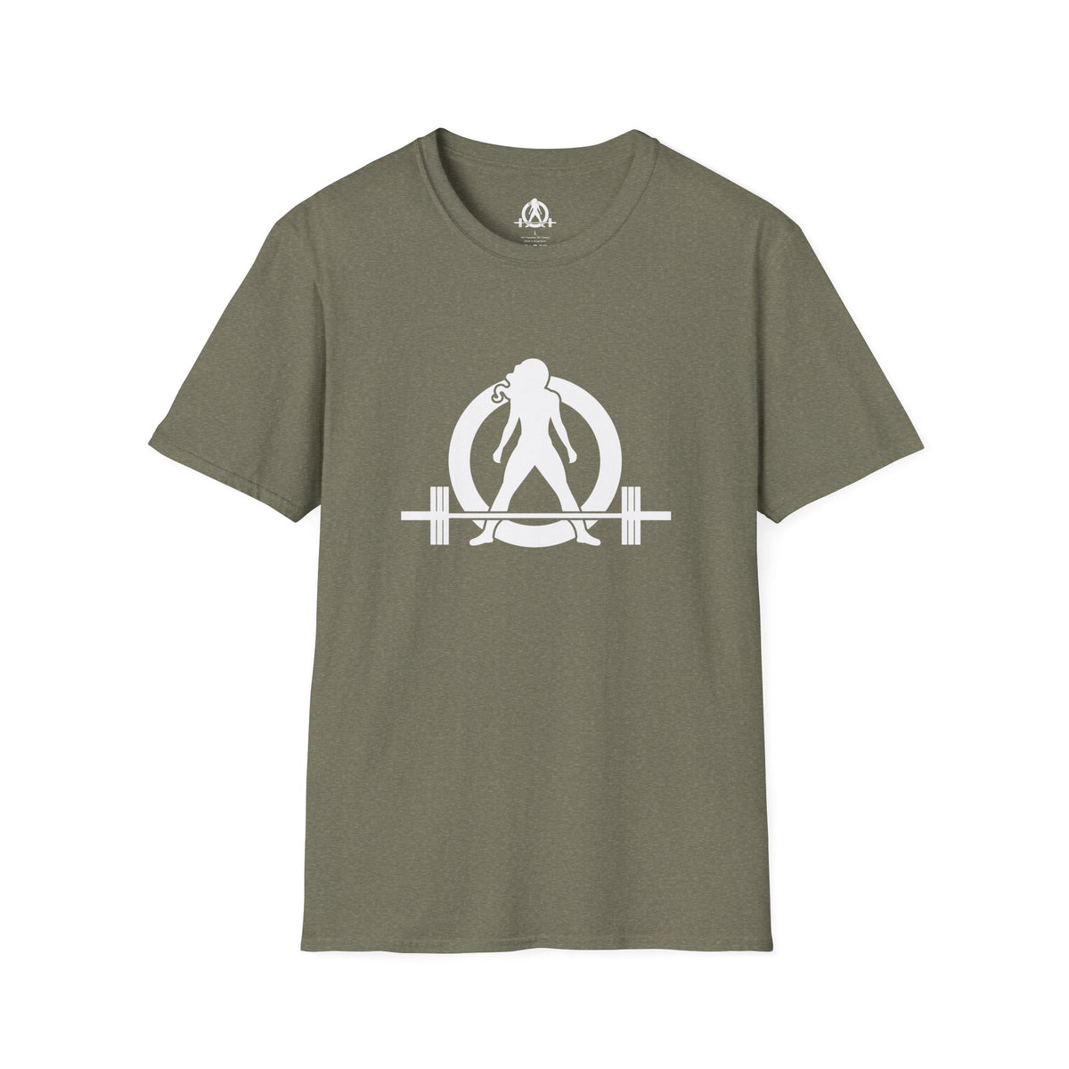 STRONG NOT SKINNY - Unisex Soft-style Tee - White Front & Back Logo