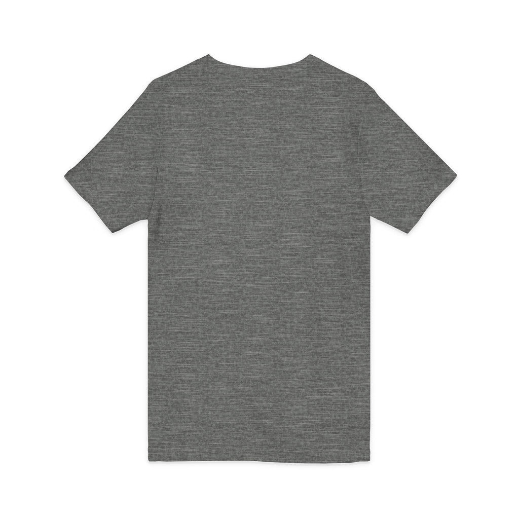 Goal Weight Strong AF - Unisex Jersey Short Sleeve V-Neck Tee - Front Logo - Plain Back