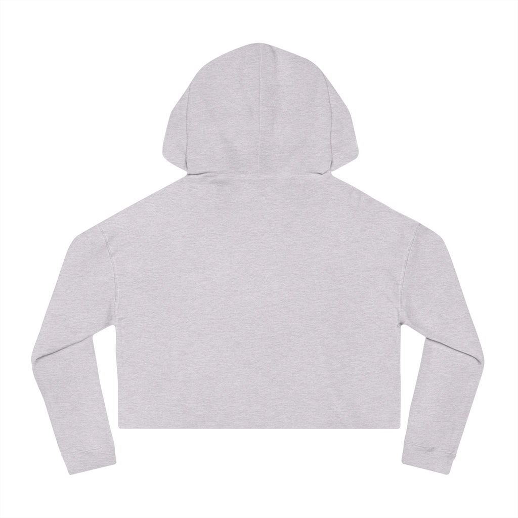 Women’s Cropped Hooded Sweatshirt - Black Classic Logo