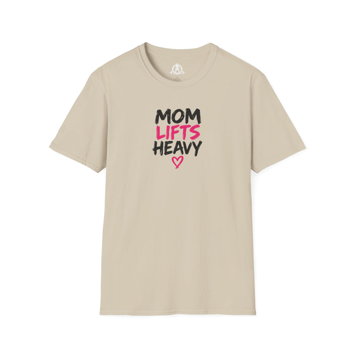Mom Lifts Heavy – Unisex Softstyle Tee – Black Print