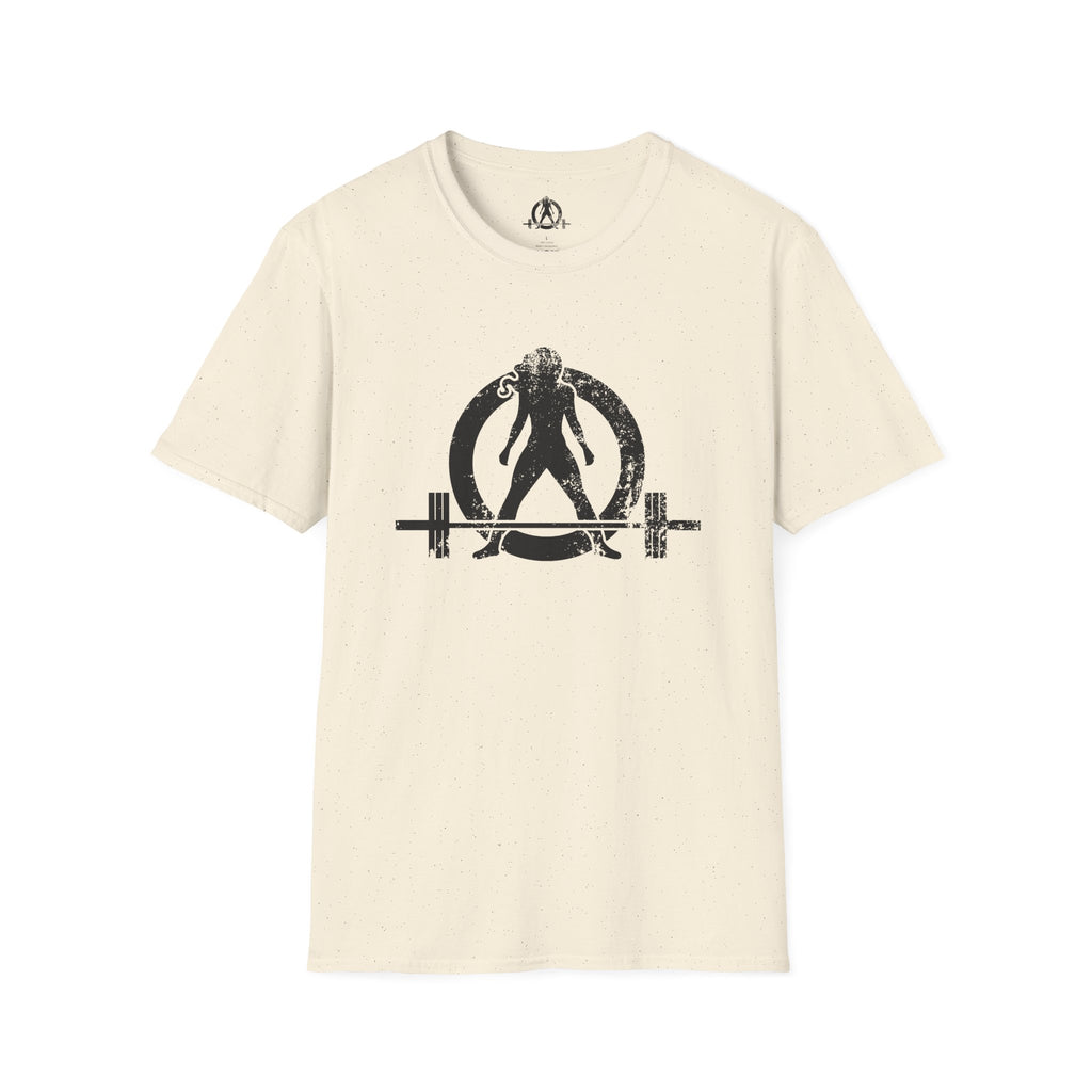 STRONG NOT SKINNY - Unisex Soft-style Tee - Distressed Front & Back Logo