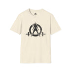 STRONG NOT SKINNY - Unisex Soft-style Tee - Distressed Front & Back Logo