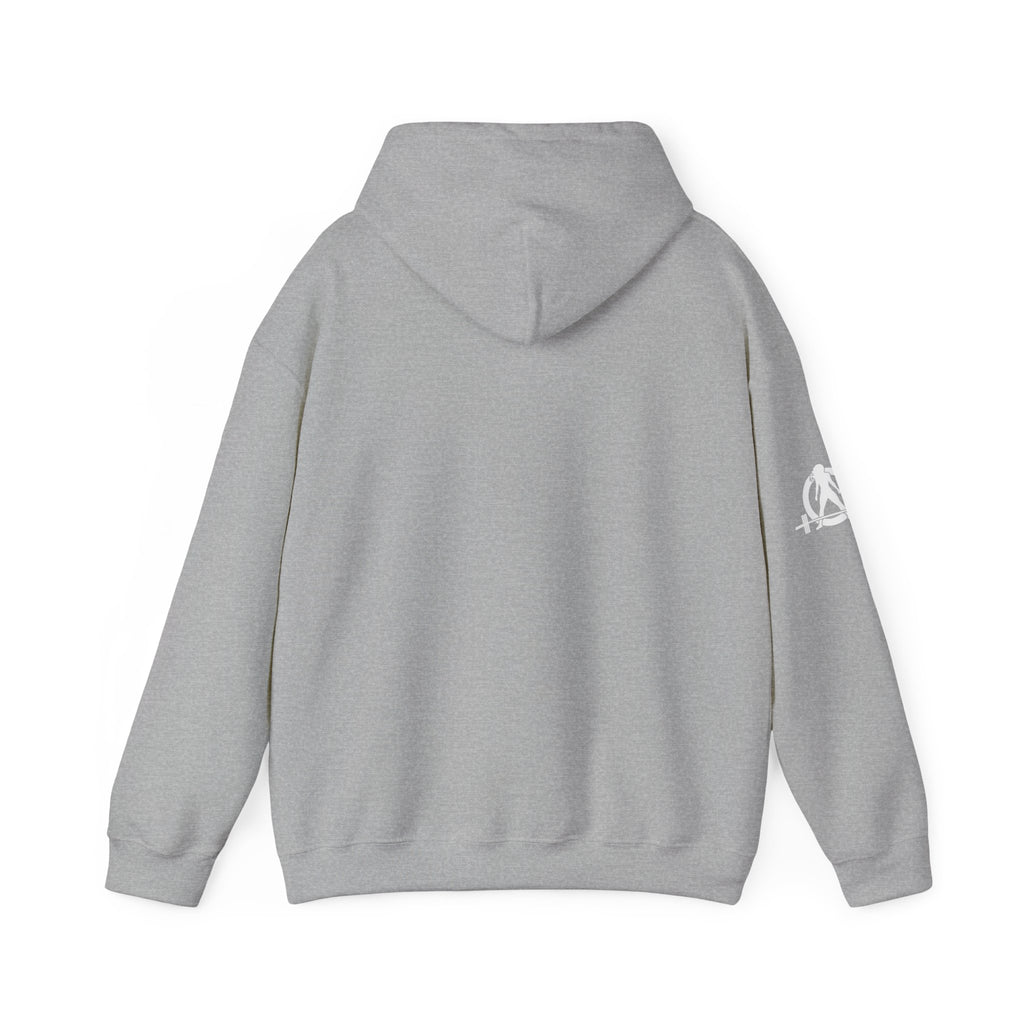 Lift Weights & Hang Out With My Dog  - White Logo  - Unisex Heavy Blend Hooded Sweatshirt