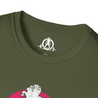Unisex Softstyle T-Shirt - Color Distressed Logo - Plain Back