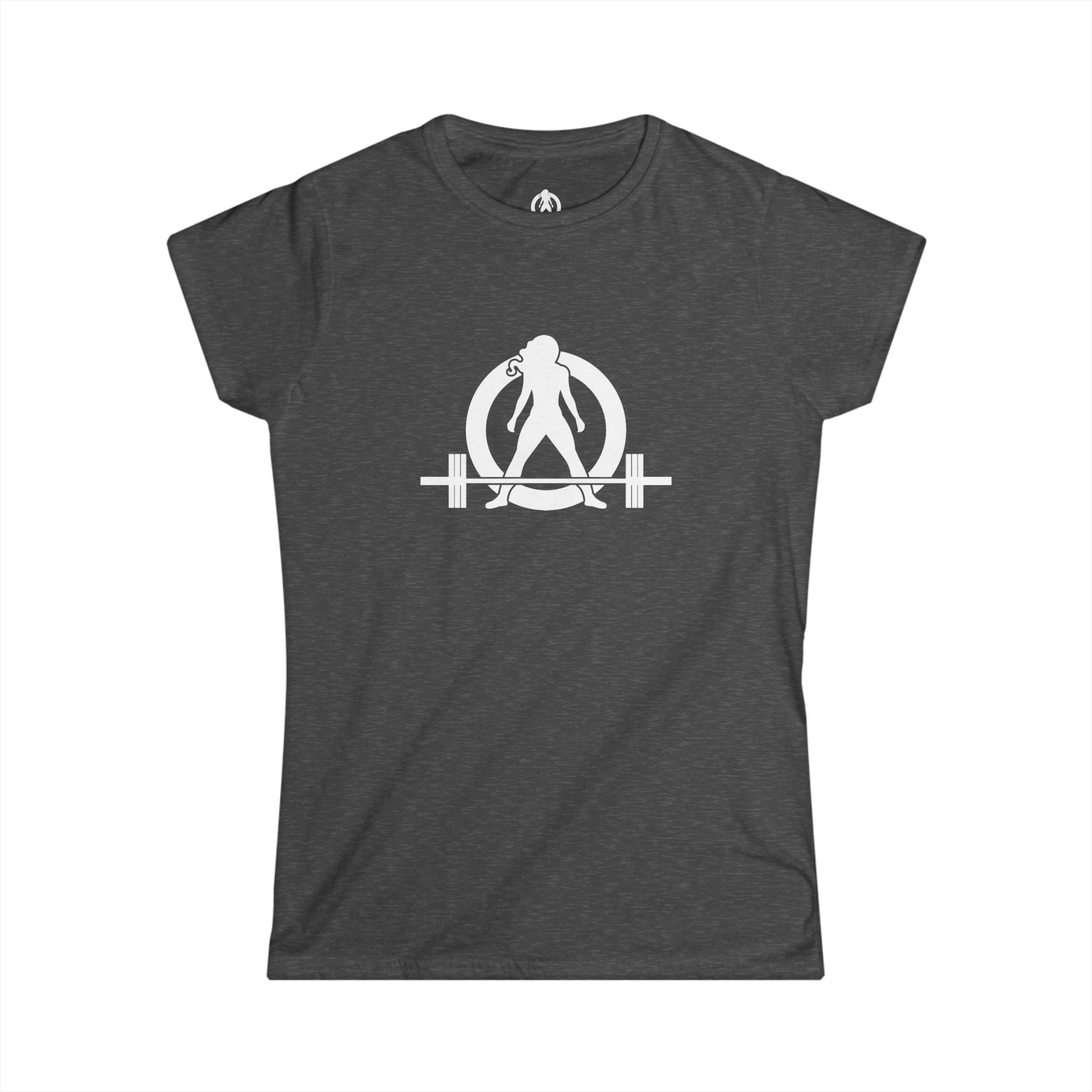 I Could Hip Thrust You - Women's Softstyle Tee - White Logo Front & Back