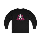 Distressed - Ultra Cotton Long Sleeve Tee - Color Logo