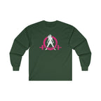 Distressed - Ultra Cotton Long Sleeve Tee - Color Logo