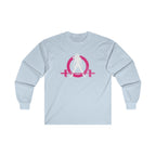 Distressed - Ultra Cotton Long Sleeve Tee - Color Logo